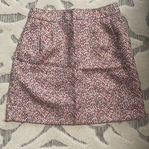 Sparkling pink/navy/gold skirt